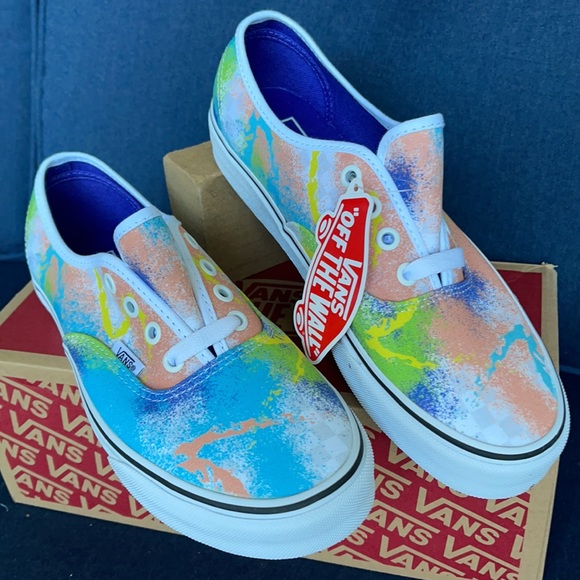 Vans Men’s Authentic Retro Mart Multi/True White Sneakers - Picture 7 of 16